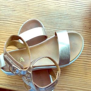 MIA rose gold sandels.